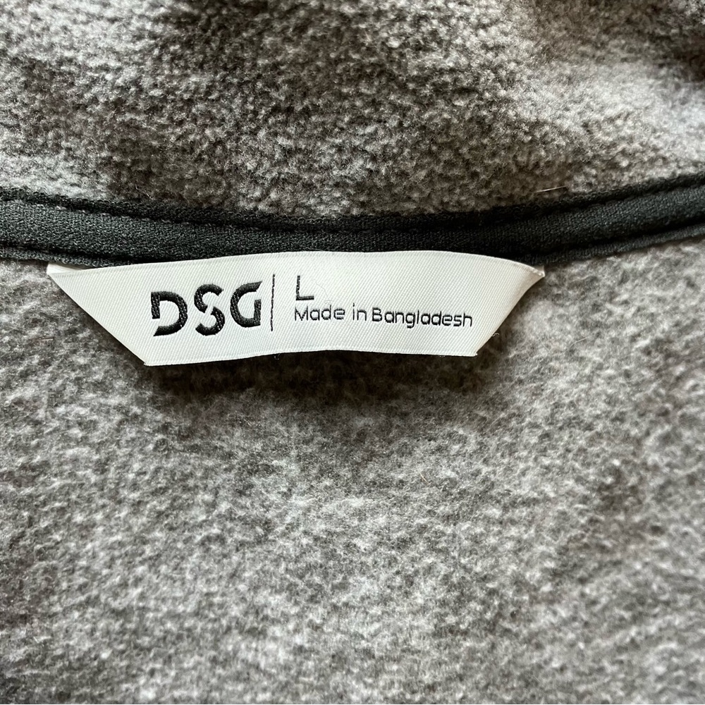 DSG Everyday Colorblock Heather Polar Fleece 1/2 Zip Pullover Jacket size Large - Picture 4 of 4